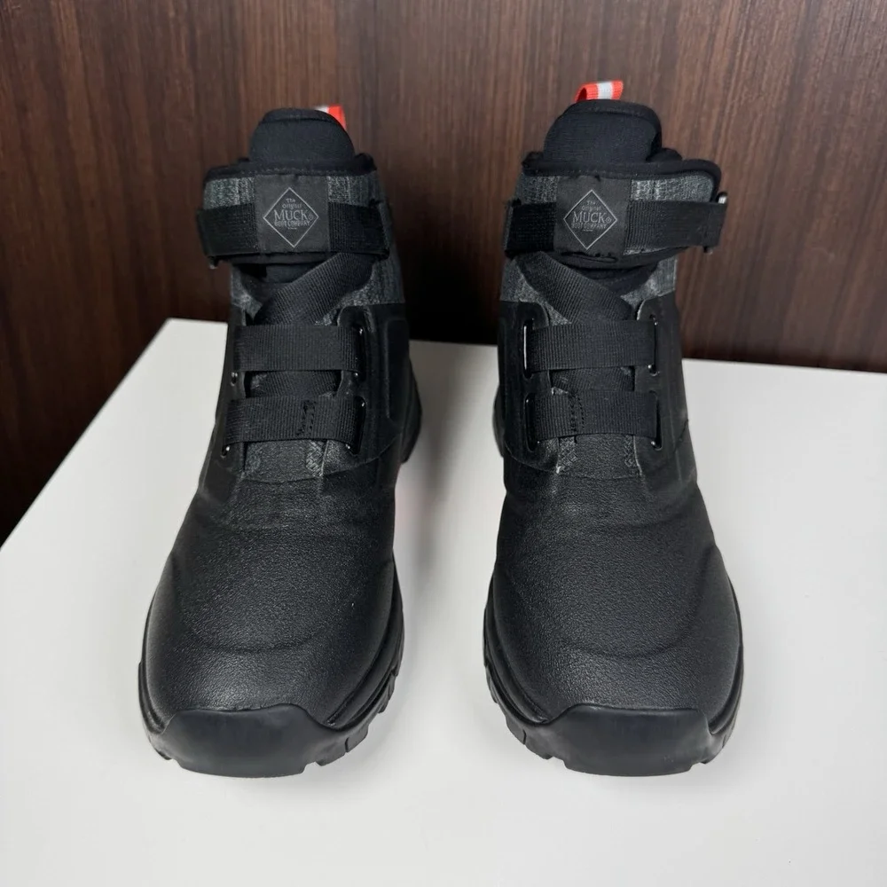 The Original Muck Apex PAC ALT Closure Mid Boots Size 9 Men's - Black